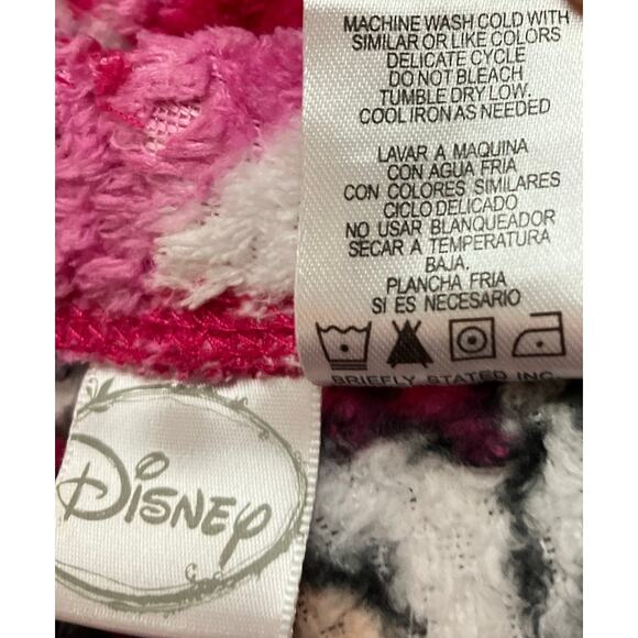 Disney Women's Minne Mouse Pink Drawstring Waist Waffle Knit Pajama Pants Size M - Picture 8 of 8